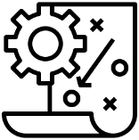 Silhouette of a man in a suit.